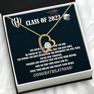 Graduation Day Personalized Message Card Necklace