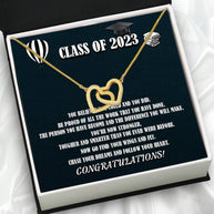 Graduation Day Personalized Message Card Necklace