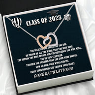 Graduation Day Personalized Message Card Necklace