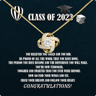Graduation Day Personalized Message Card Necklace
