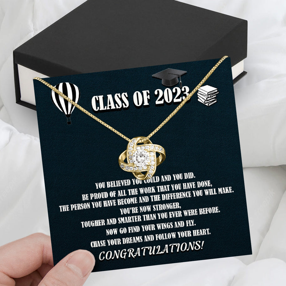 Graduation Day Personalized Message Card Necklace