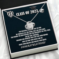 Graduation Day Personalized Message Card Necklace