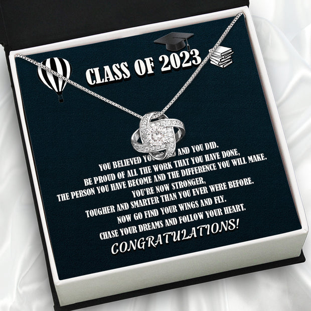 Graduation Day Personalized Message Card Necklace