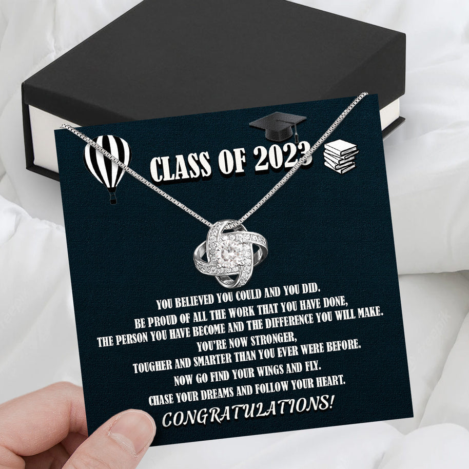 Graduation Day Personalized Message Card Necklace