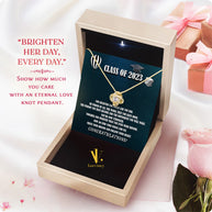 Graduation Day Personalized Message Card Necklace