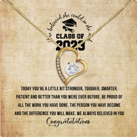 Graduation Day Personalized Message Card Necklace