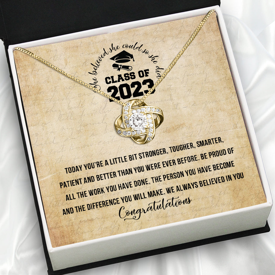 Graduation Day Personalized Message Card Necklace