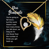 Graduation Day Personalized Message Card Necklace