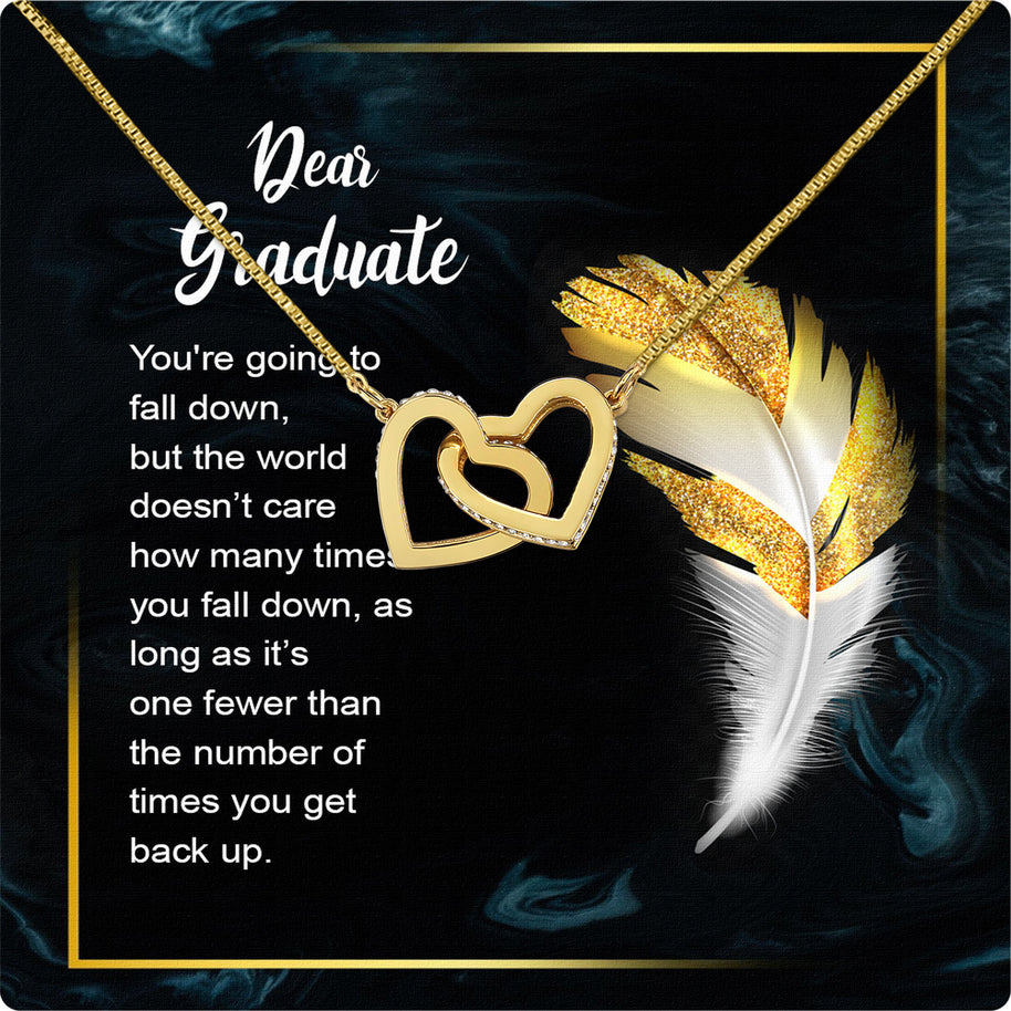 Graduation Day Personalized Message Card Necklace