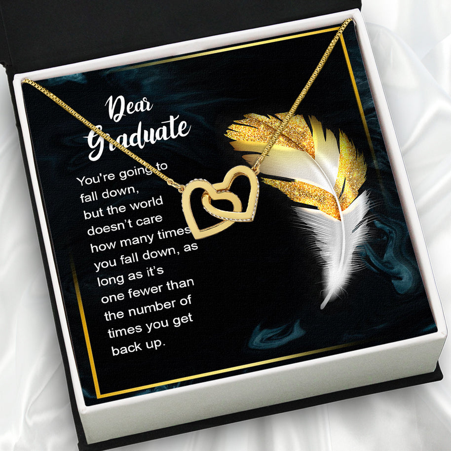 Graduation Day Personalized Message Card Necklace