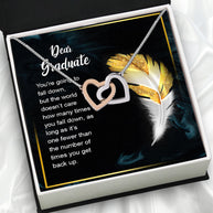Graduation Day Personalized Message Card Necklace