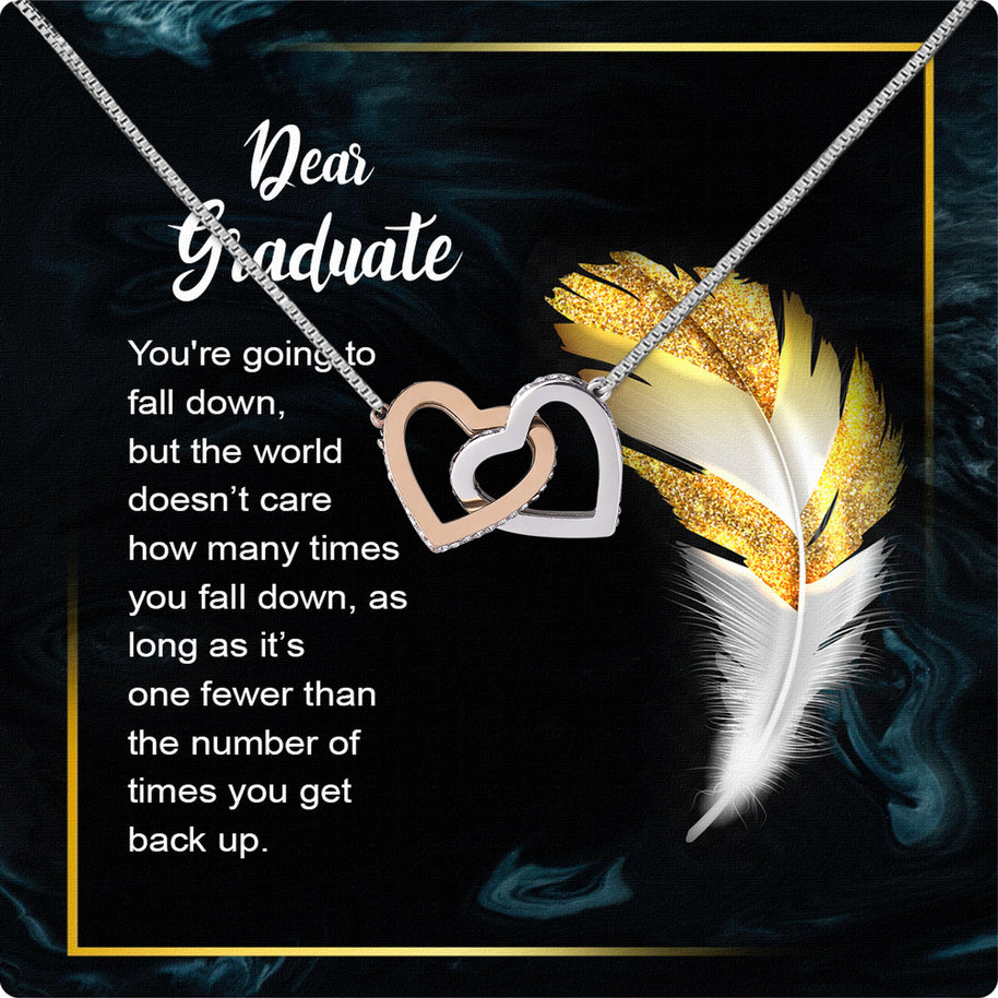 Graduation Day Personalized Message Card Necklace