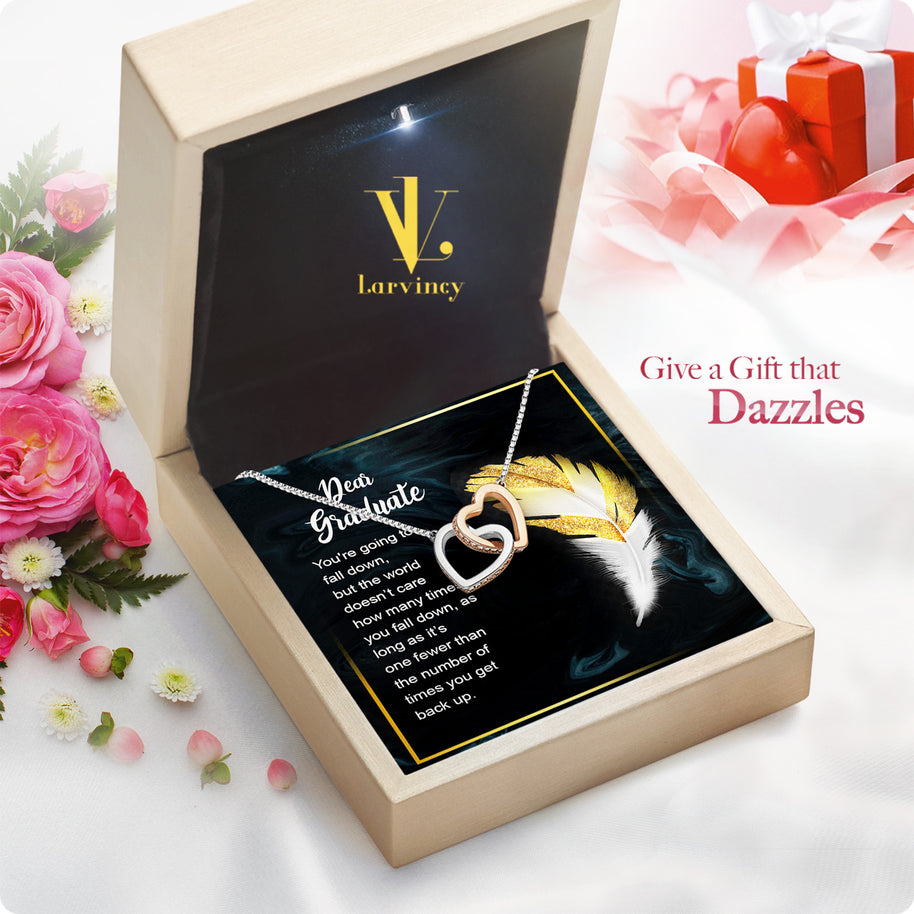 Graduation Day Personalized Message Card Necklace