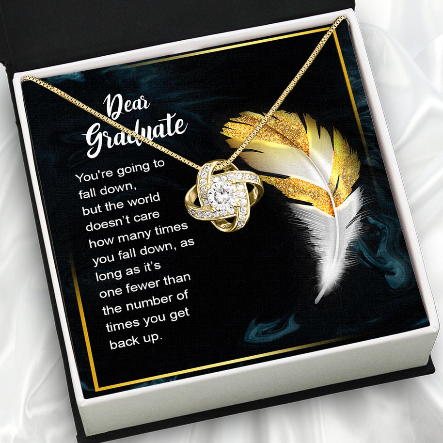 Graduation Day Personalized Message Card Necklace