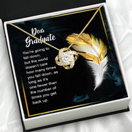 Graduation Day Personalized Message Card Necklace