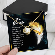 Graduation Day Personalized Message Card Necklace
