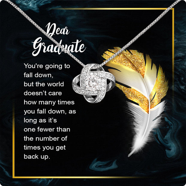 Graduation Day Personalized Message Card Necklace