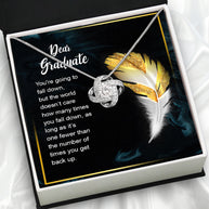 Graduation Day Personalized Message Card Necklace