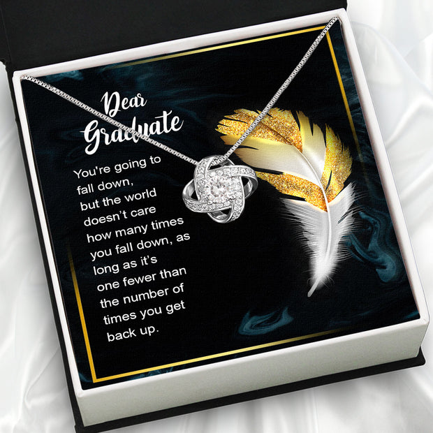Graduation Day Personalized Message Card Necklace