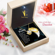 Graduation Day Personalized Message Card Necklace