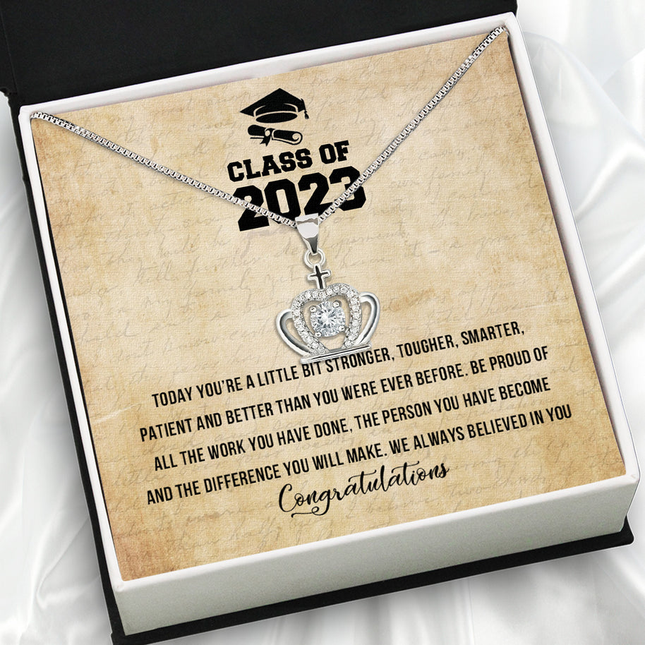 Graduation Day Personalized Message Card Necklace