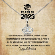 Graduation Day Personalized Message Card Necklace