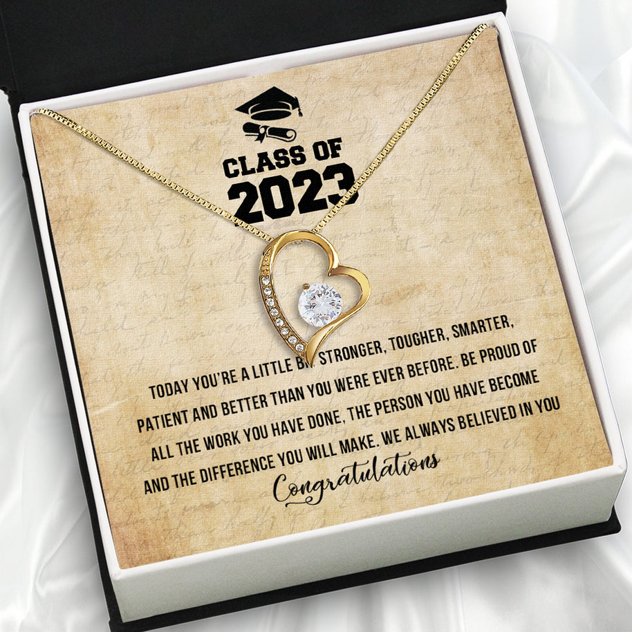 Graduation Day Personalized Message Card Necklace