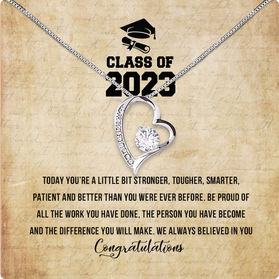 Graduation Day Personalized Message Card Necklace