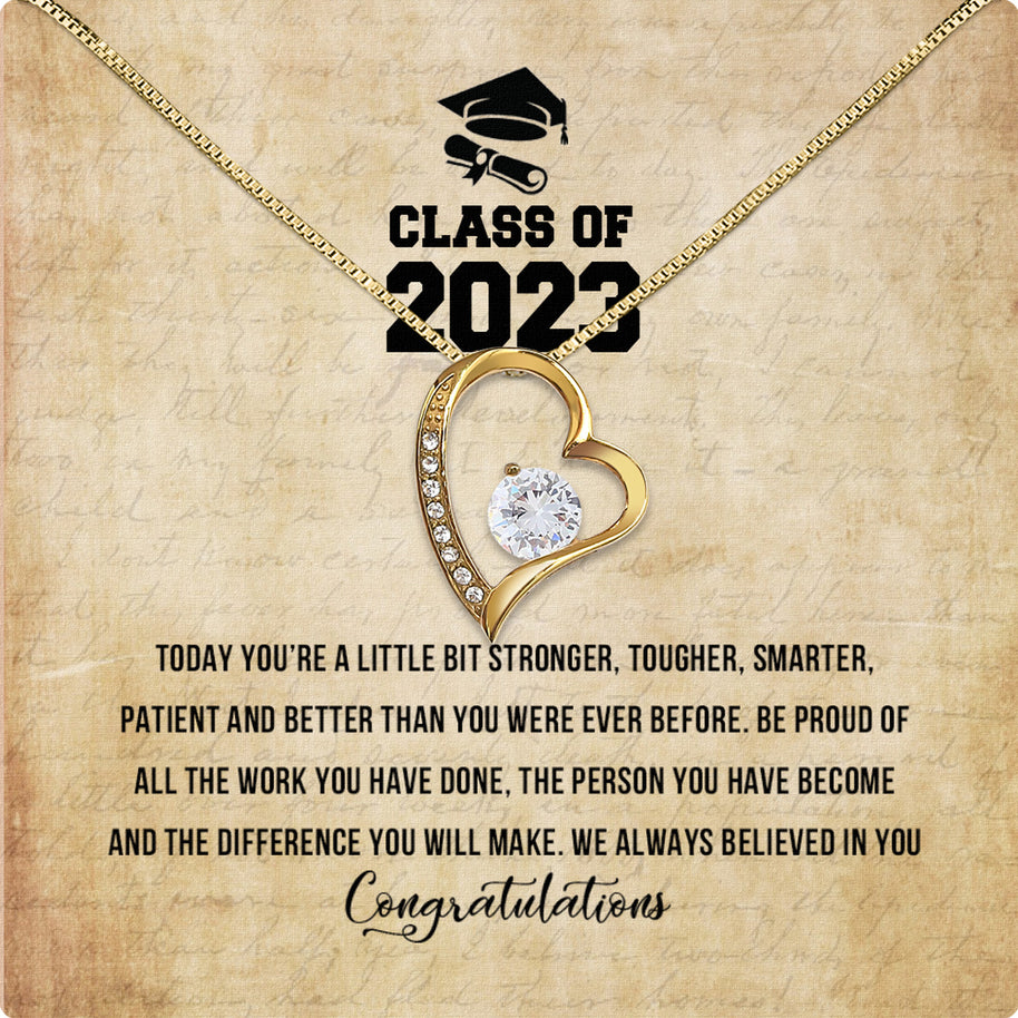 Graduation Day Personalized Message Card Necklace