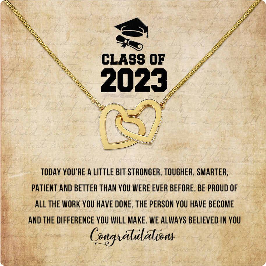 Graduation Day Personalized Message Card Necklace