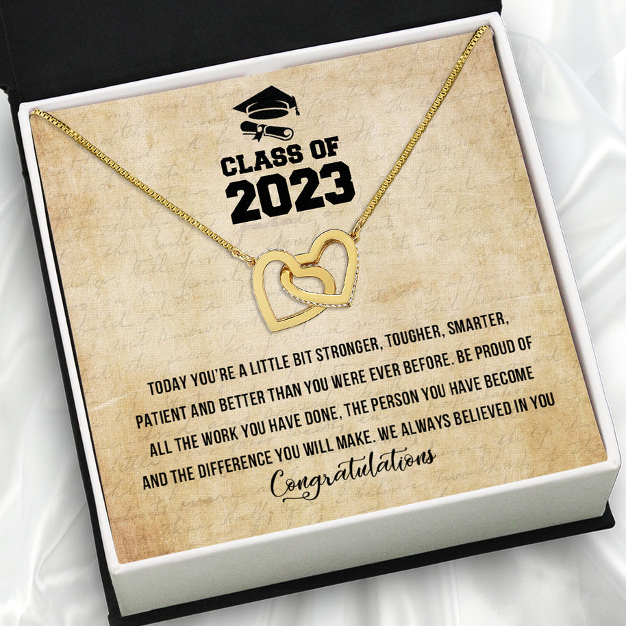 Graduation Day Personalized Message Card Necklace