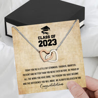 Graduation Day Personalized Message Card Necklace