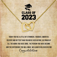 Graduation Day Personalized Message Card Necklace