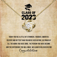 Graduation Day Personalized Message Card Necklace
