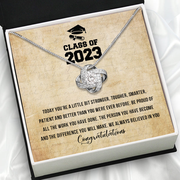 Graduation Day Personalized Message Card Necklace
