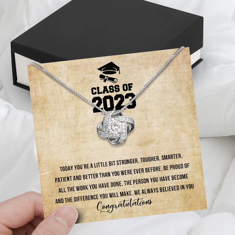 Graduation Day Personalized Message Card Necklace