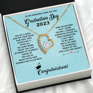 Graduation Day Personalized Message Card Necklace