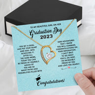 Graduation Day Personalized Message Card Necklace