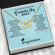 Graduation Day Personalized Message Card Necklace