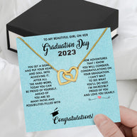 Graduation Day Personalized Message Card Necklace