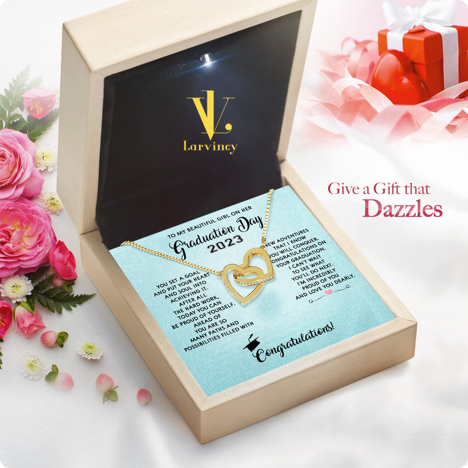 Graduation Day Personalized Message Card Necklace
