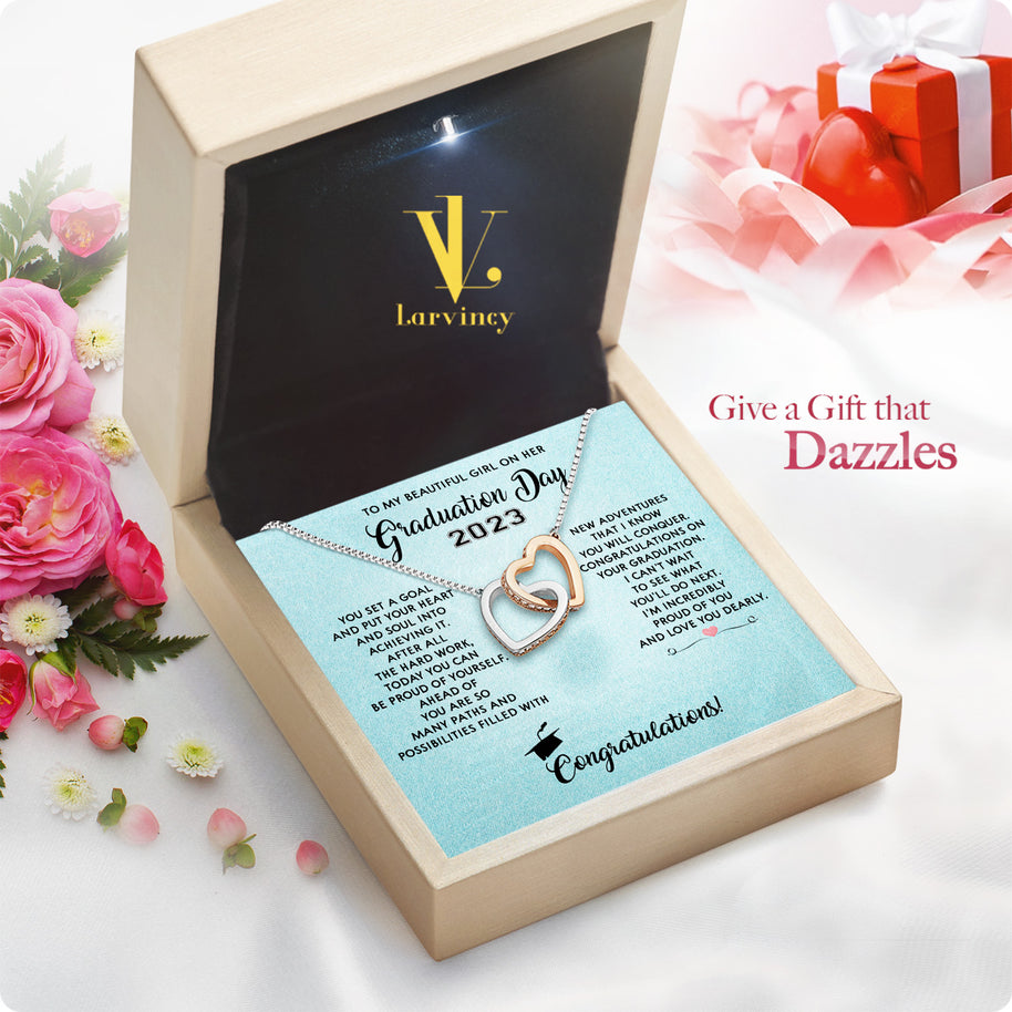 Graduation Day Personalized Message Card Necklace
