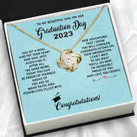 Graduation Day Personalized Message Card Necklace