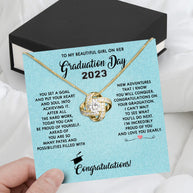 Graduation Day Personalized Message Card Necklace