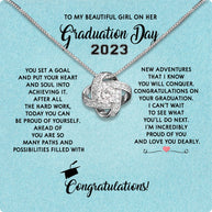 Graduation Day Personalized Message Card Necklace