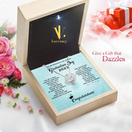 Graduation Day Personalized Message Card Necklace