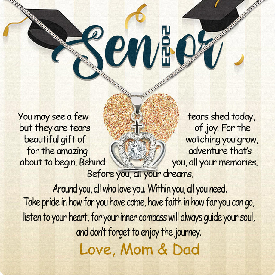 Graduation Day Personalized Message Card Necklace