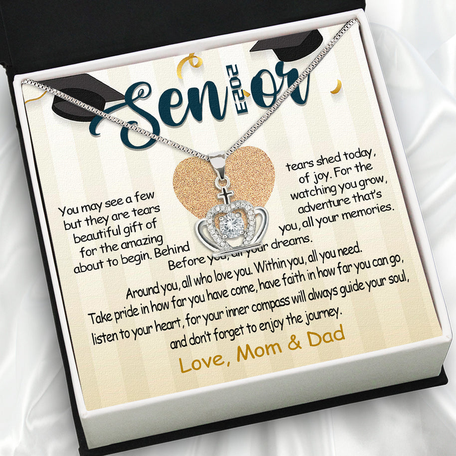 Graduation Day Personalized Message Card Necklace