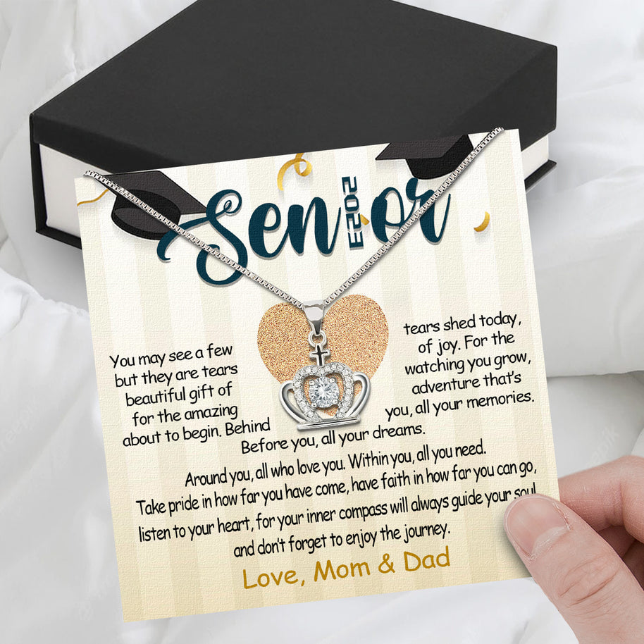 Graduation Day Personalized Message Card Necklace