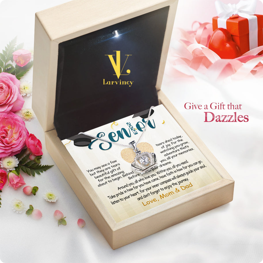 Graduation Day Personalized Message Card Necklace